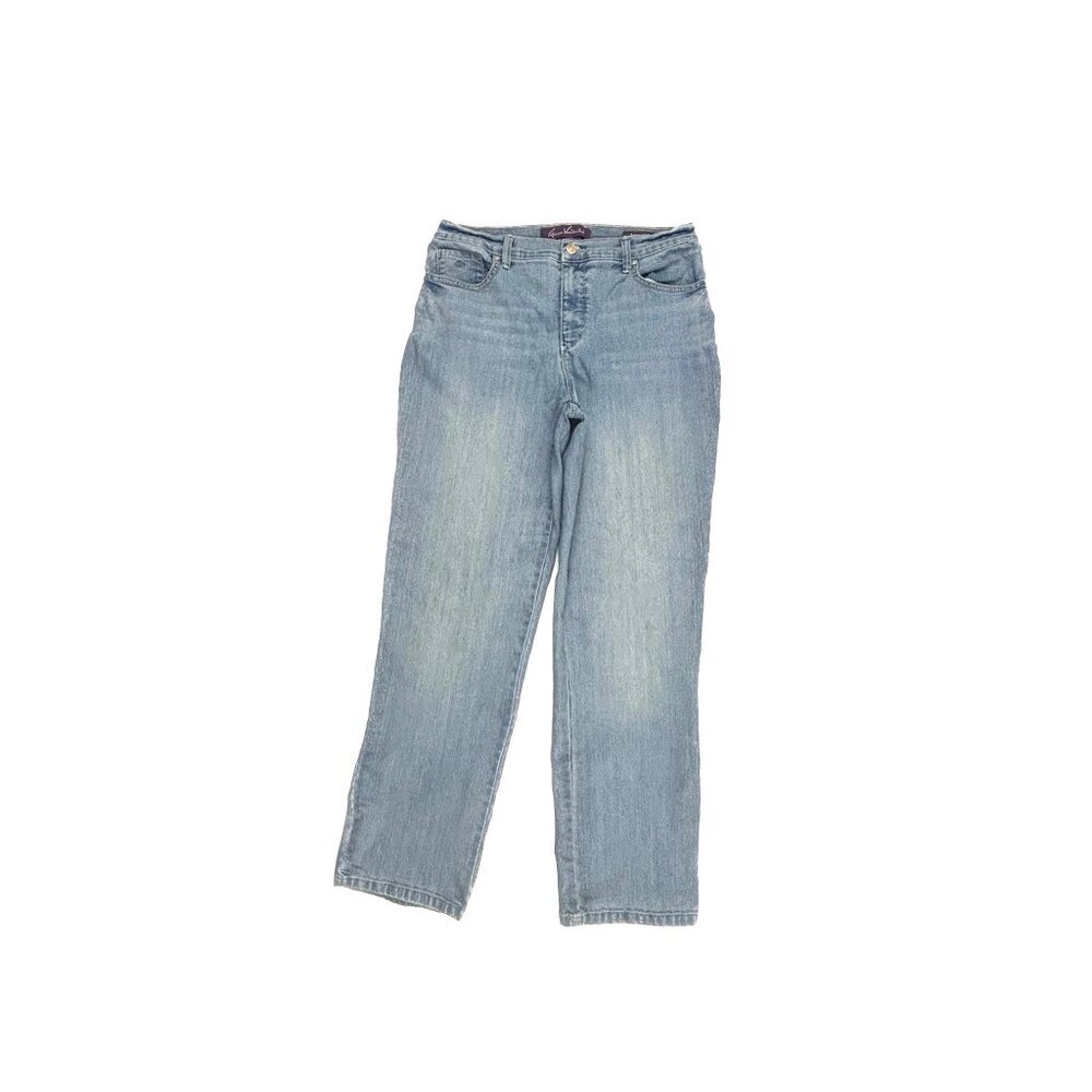 Gloria Vanderbilt Amanda Straight Leg Women's size 10 Medium Blue Denim jeans